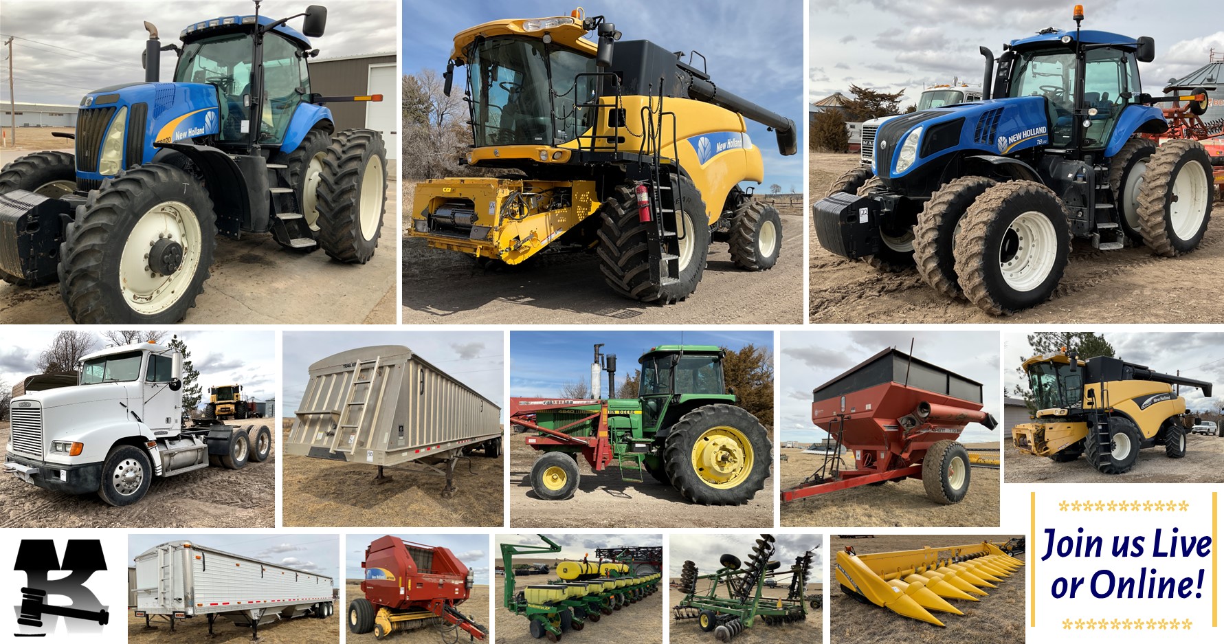 Kraupie's Real Estate & Auctioneers Selling Land & Machinery & more