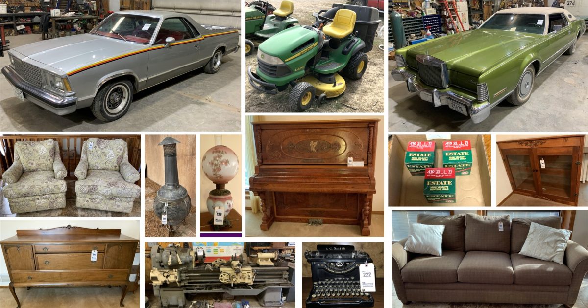 Norma Green Cars, Furniture, & More! Kraupie's Real Estate & Auctioneers